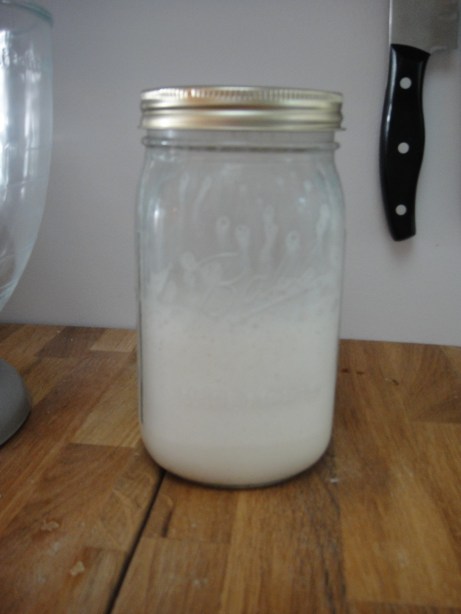 milk + cinnamon, shaken