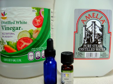 Ingredients for glass cleaner