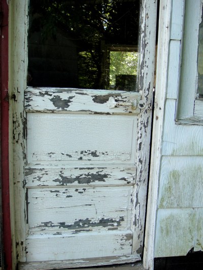front door of coop
