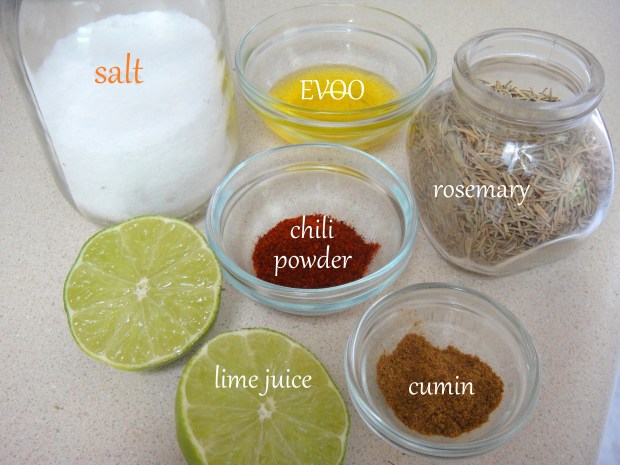ingredients with text