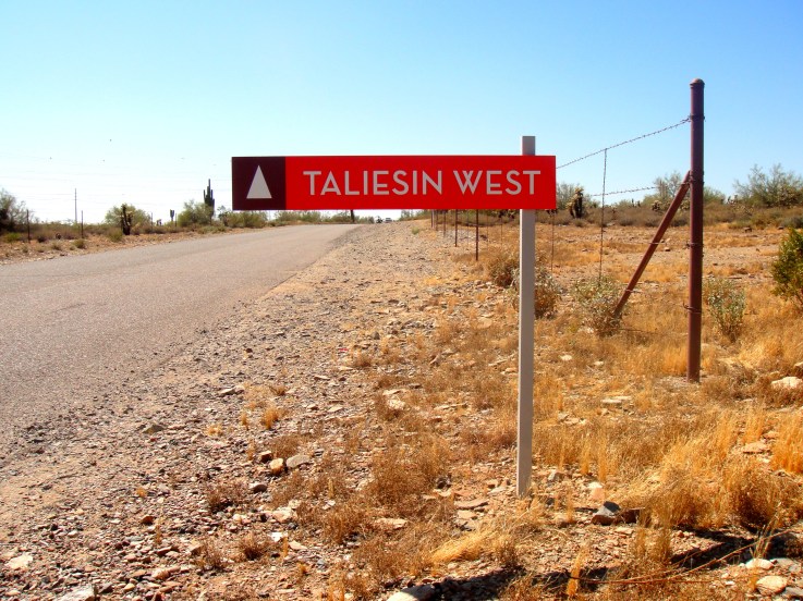 Taliesin West Sign