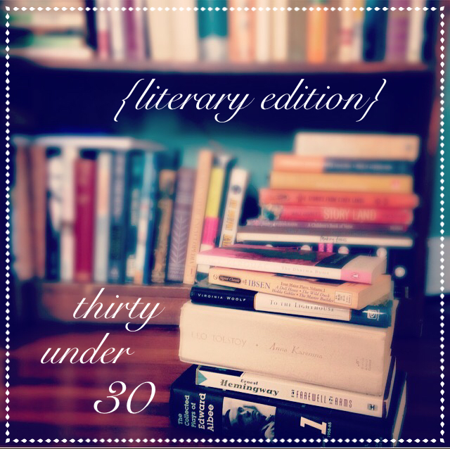 Thirty books {to be read before 30} | So Pretty is as Pretty Does.