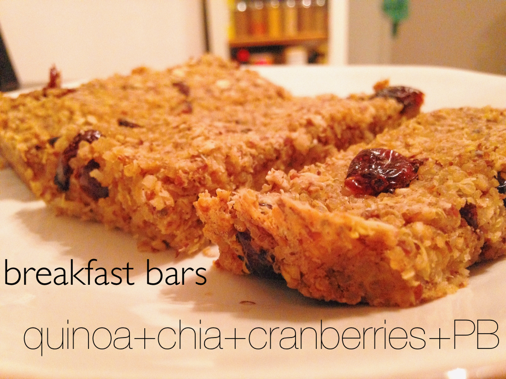 Quinoa breakfast bars